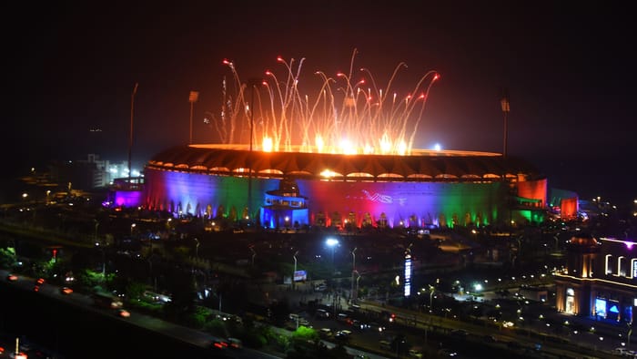 ODI WC 2023 IND vs ENG Foreign spectators also reached Ekana Stadium