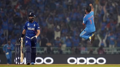 India register sixth consecutive win in World Cup beat England by 100 runs in Lucknow IND VS ENG WC 2023