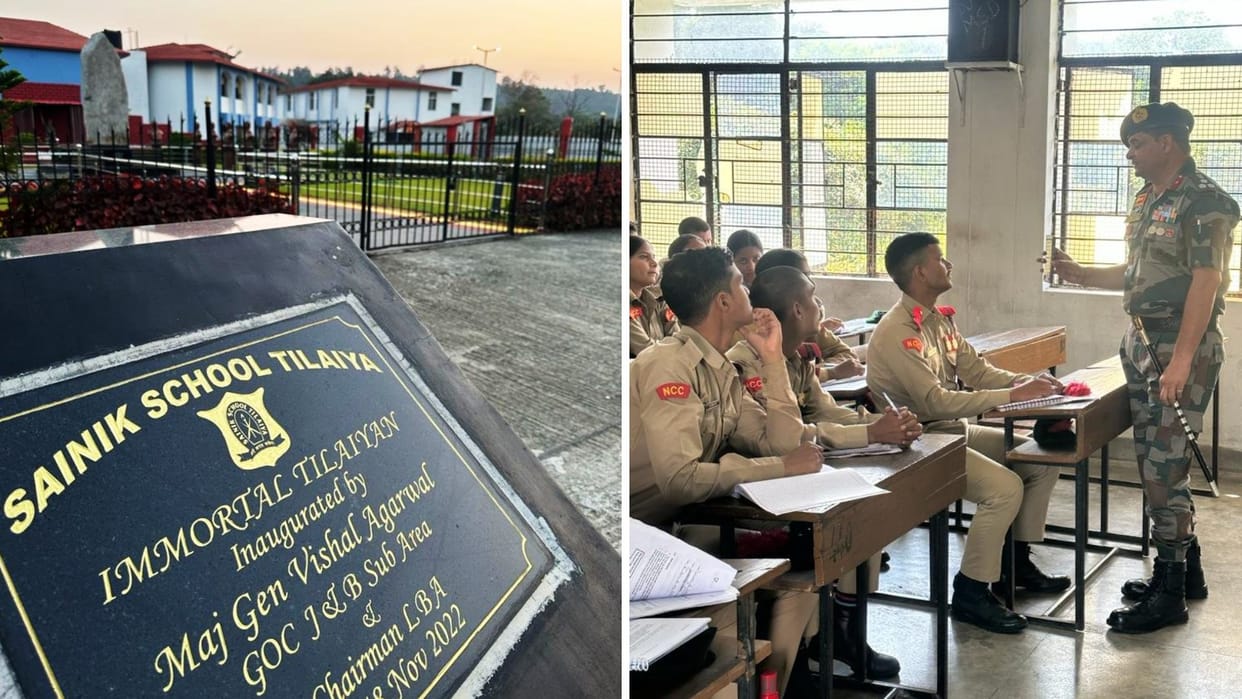 NCC organised camp in Sainik School, Tilaia in Jharkhand As part of the ‘Ek Bharat Shreshta Bharat’ campaign