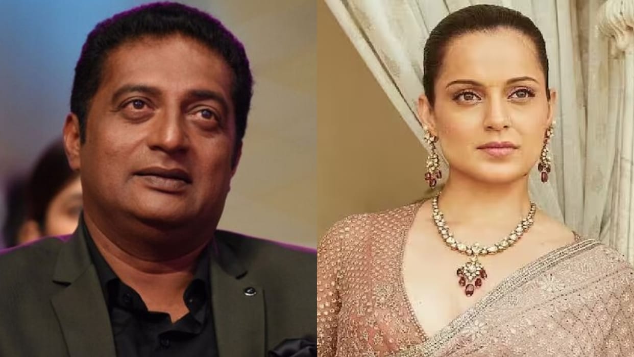 Prakash Raj reaction on tejas actress Kangana Ranaut social media post actor said Please wait