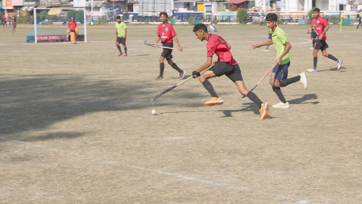 hockey championship in chamba match between Una and Lahaul Spiti