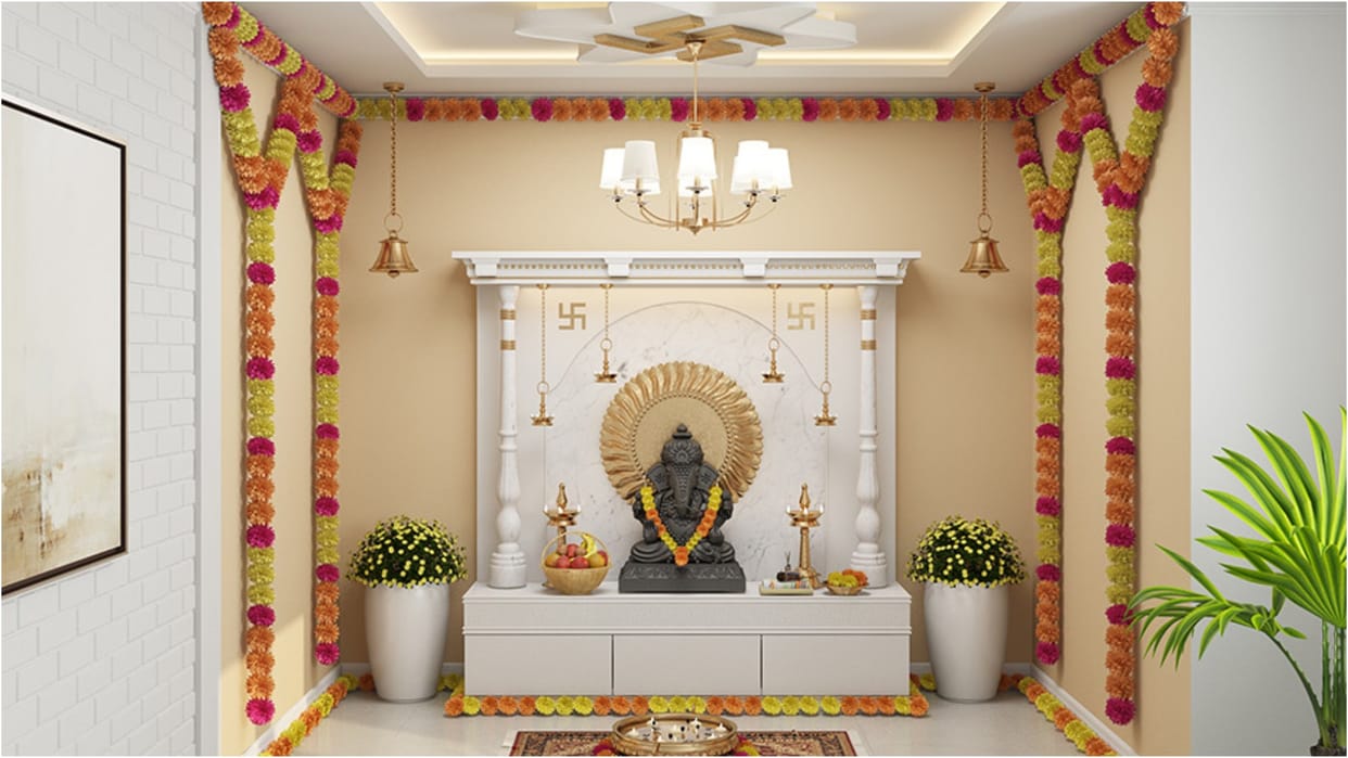 Diwali Decoration Ideas How To Decorate Temple At Home Mandir Decoration Ideas