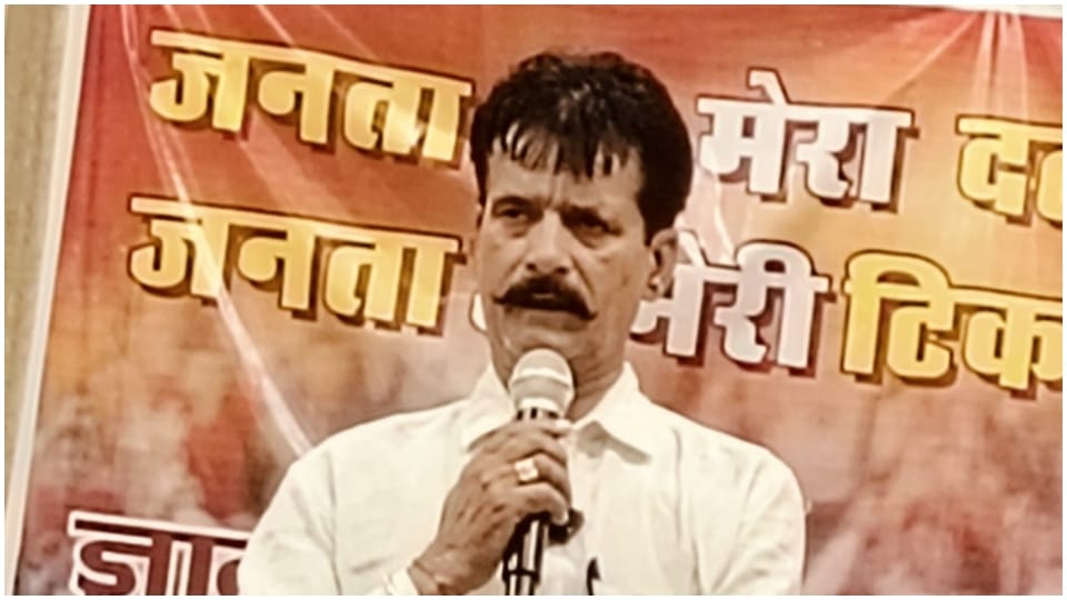 Ajmer Municipal Corporation councilor Gyan Saraswat will contest election as independent