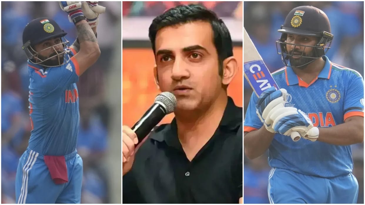 World Cup 2023 Guatam Gambhir praises Rohit sharma and targeted Virat kohli during ind vs eng match