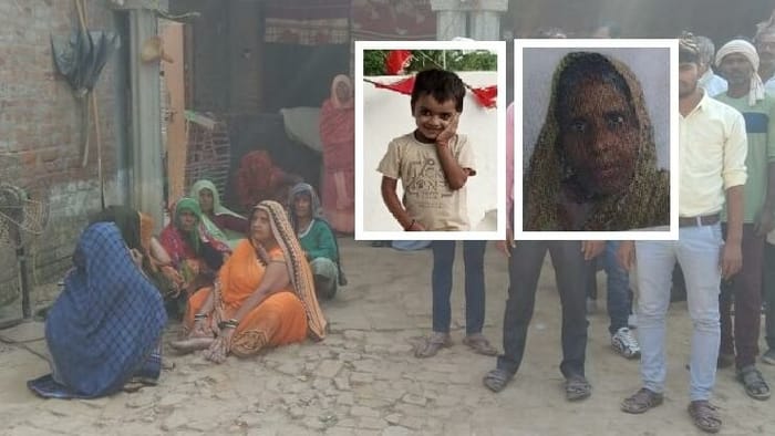 Kanpur Dehat Accident, Granddaughter, grandmother and cousin grandmother crushed by uncontrolled car, two died