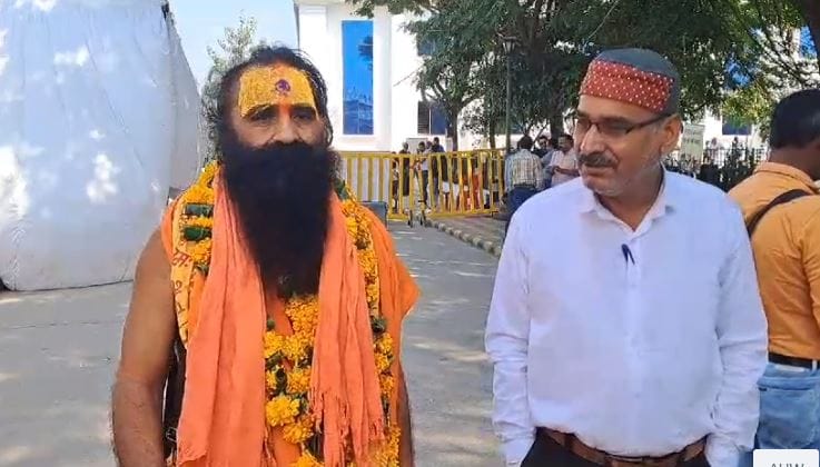 MP Elections 2023: Baba Sushil Satya Maharaj filed nomination from Rewa assembly seat