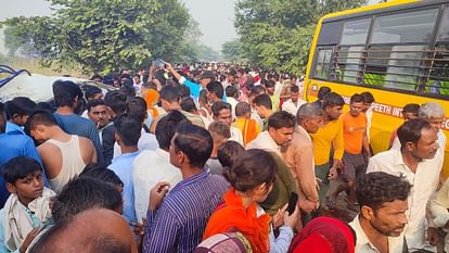 Badaun Road Accident Children Died In Massive Collision Between School Bus And Van