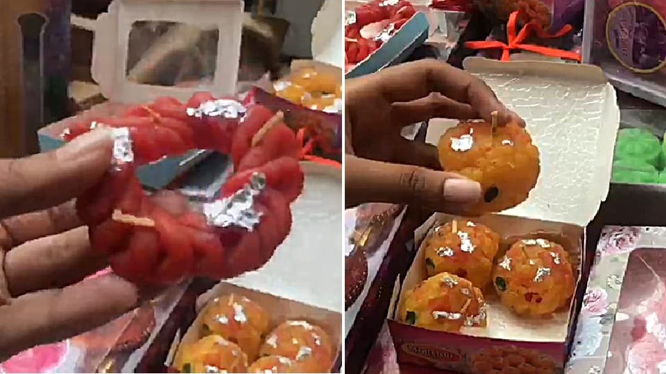 Diwali 2023 Laddu and Jalebi shaped candle is attracting customers attention