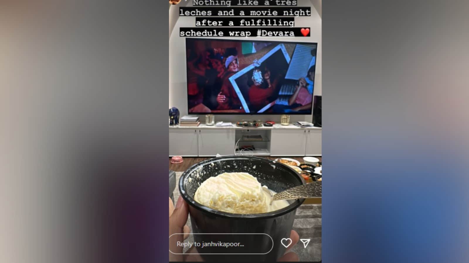 Janhvi Kapoor gave Update on NTR Jr pan-Indian film Devara shares a picture on  Social Media