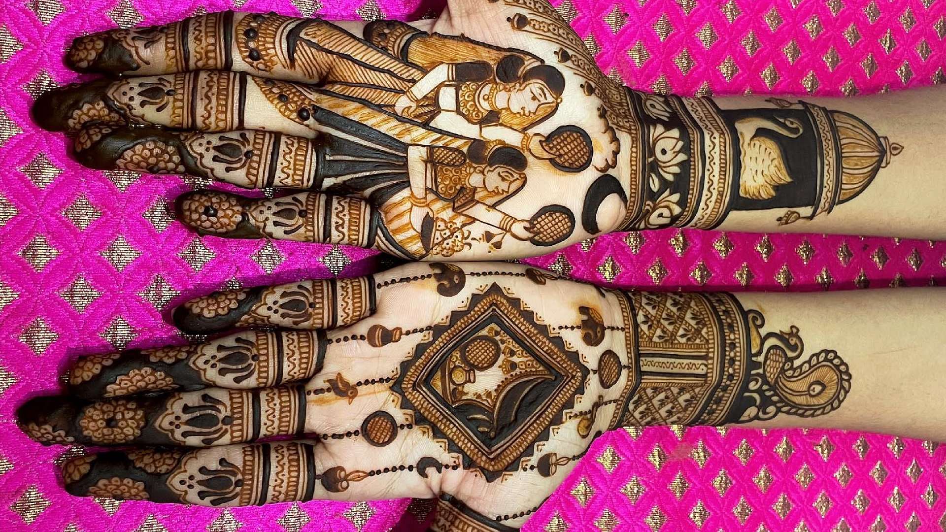 150+ Hand Mehndi Design Stock Videos and Royalty-Free Footage - iStock