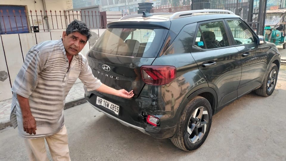 Theft incidents increased in Bhiwani, Miscreants attempt to steal mechanical engineer car