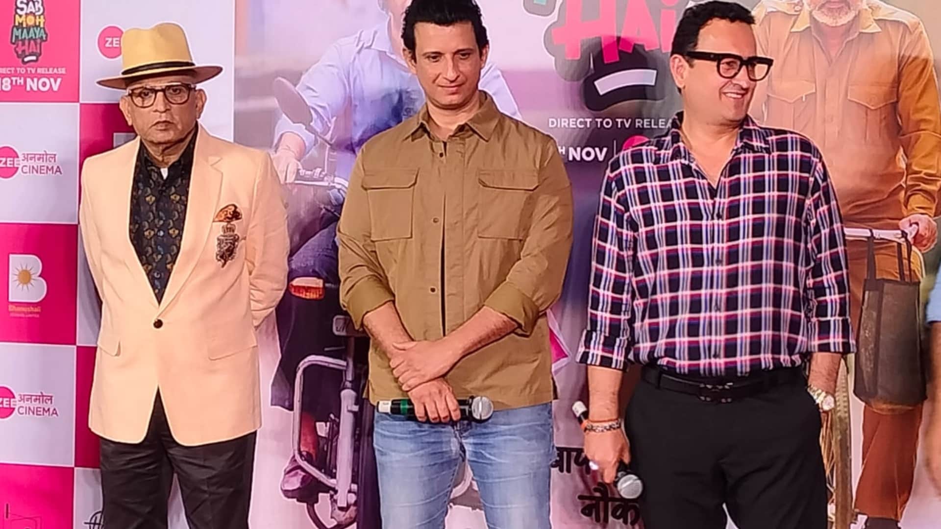 Sab Moh Maaya Hai Trailer Launch Event Annu Kapoor Sharman Joshi Film will Release Direct to Tv