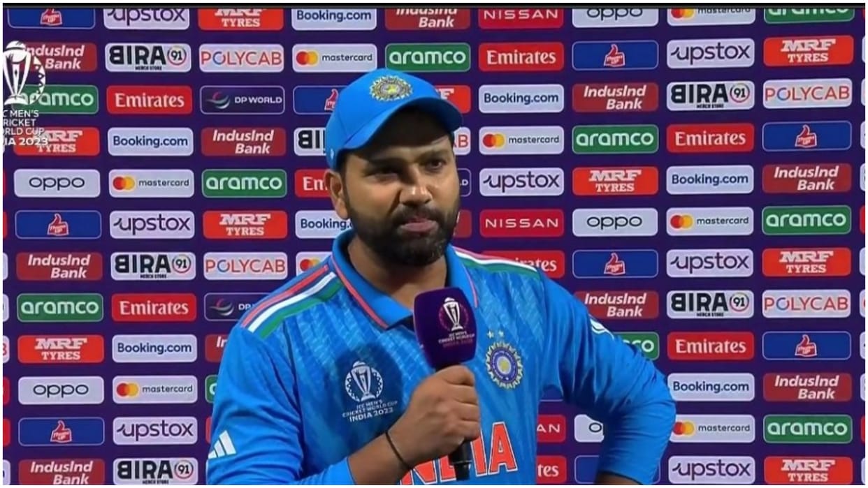 World Cup 2023 ind vs eng rohit sharma post match ceremony statement