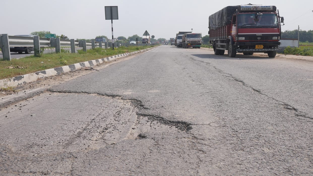 only potholes in 16 km, BJP MLA raised the issue, Minister demanded action
