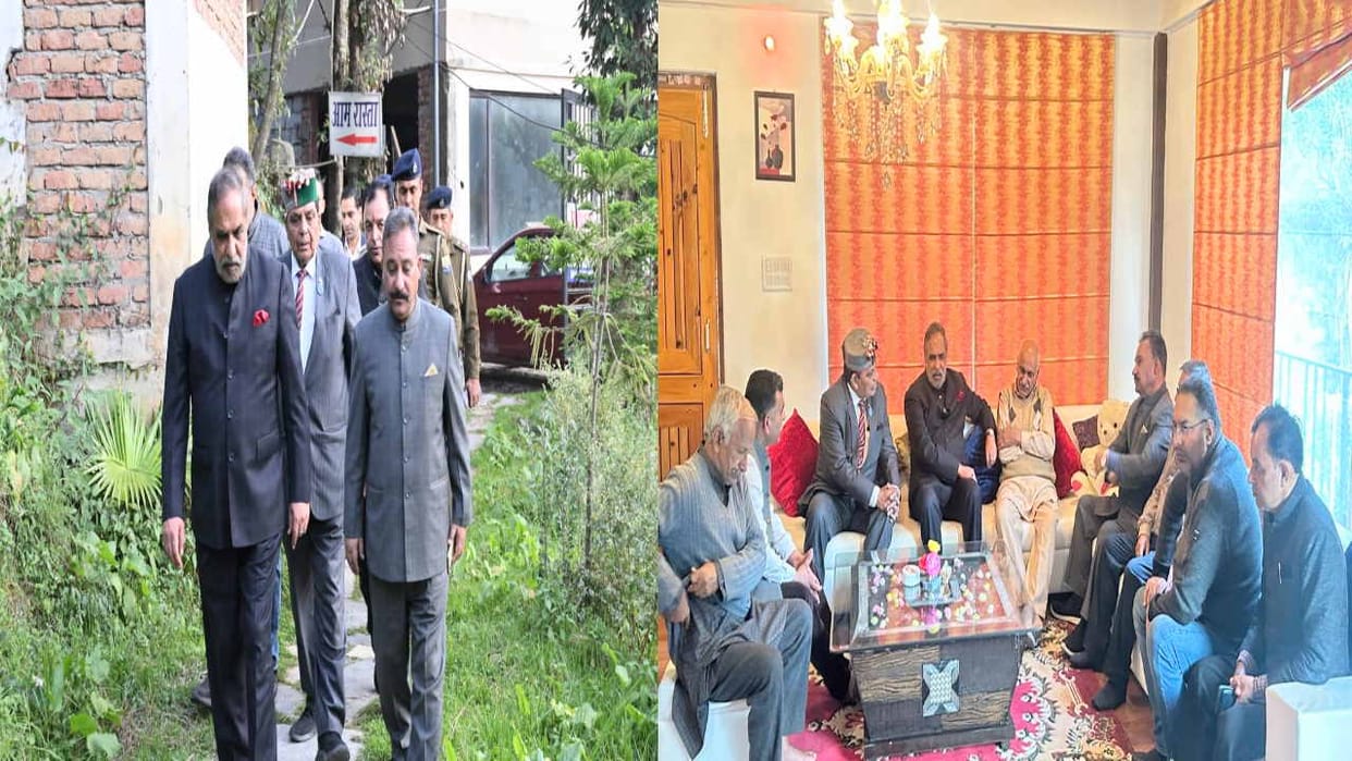 Former Union Minister Anand Sharma reached Shimla