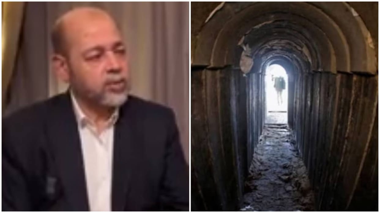 Hamas official Mousa Abu Marzouk said Tunnels built to protect our fighters not civilians