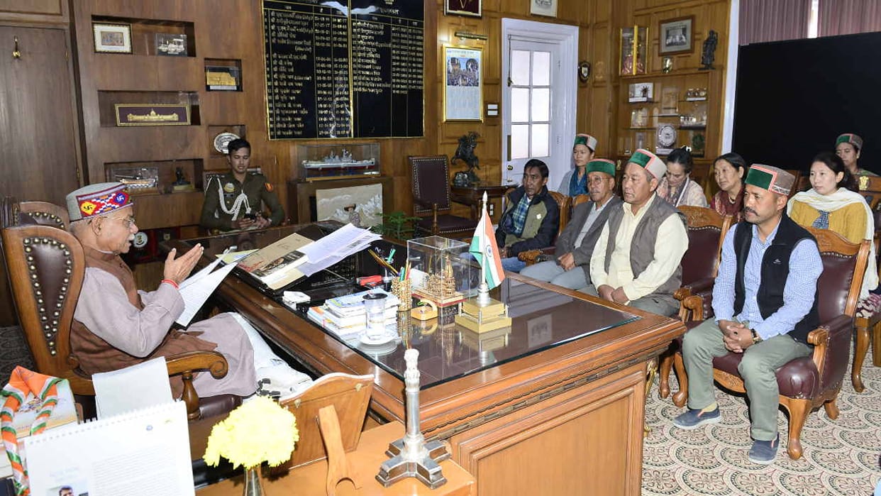 himachal Governor will raise the issue of Chango road adjacent to China and Nautor with PM Modi
