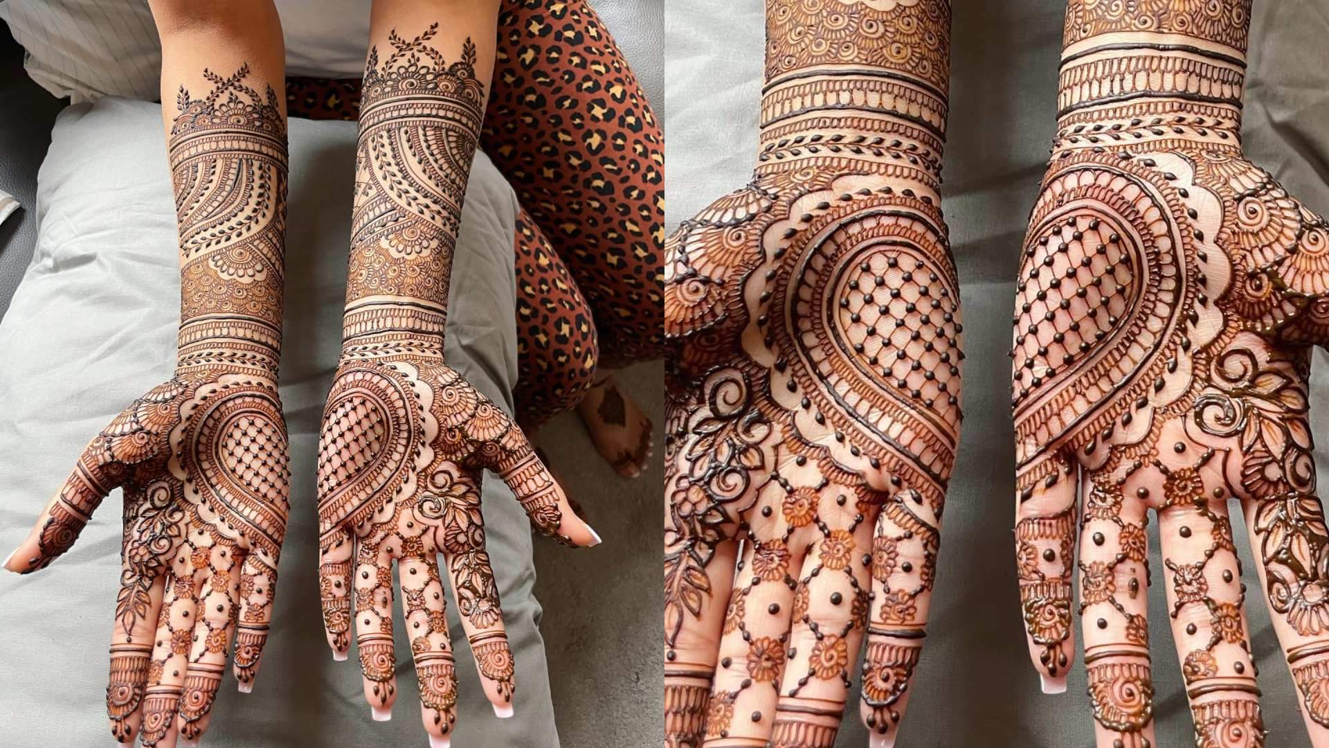 Karwa Chauth 2023 Mehndi Design full hand and legs mehndi design latest Image