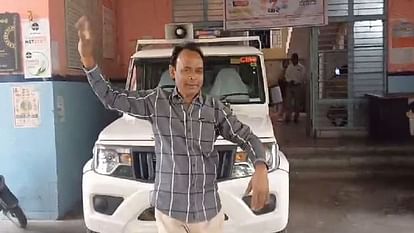 Mathura Speakers were placed on CMO's car employee dance Video goes viral