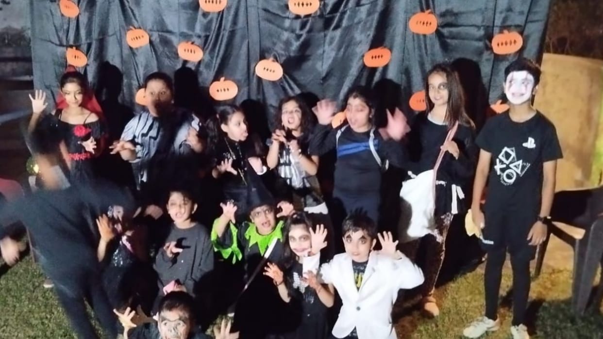 Children Money Halloween Party organized at Pearl Residency in Meerut, see photos