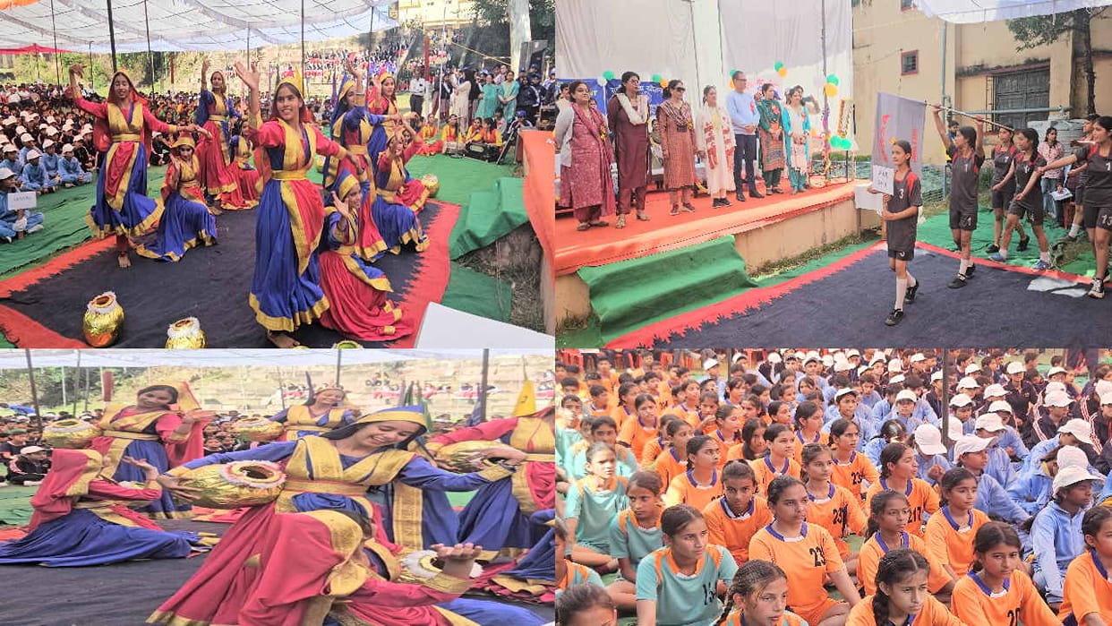 state level sports competition started in Girls School Bilaspur