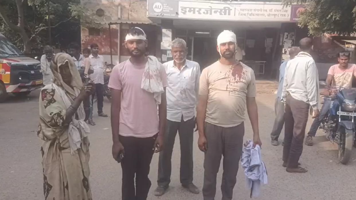 Fierce fight between two parties over old enmity in Dholpur