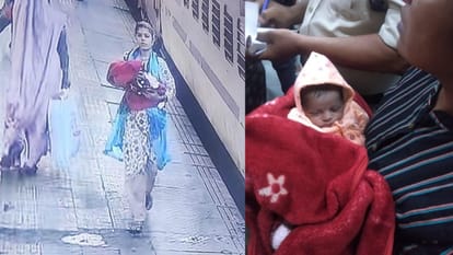 Ujjain: Couple who ran away leaving newborn baby in train caught, police also surprised to hear their excuses