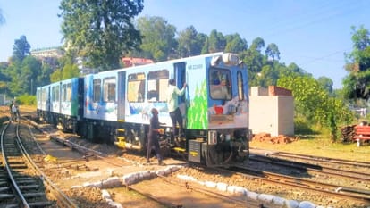 Kalka-Shimla Railway track: कालका-शिमला ट्रैक पर तीन बोगी वाले ट्रेन सेट का पहली बार सफल ट्रायल Successful trial of three bogie train set on Kalka-Shimla track for the first time
