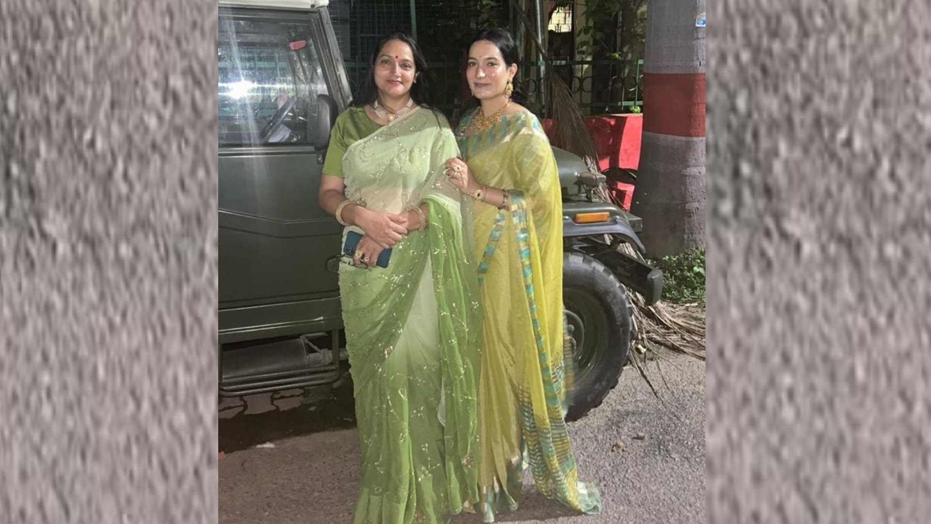 Three generations together will do worship on karwachauth.