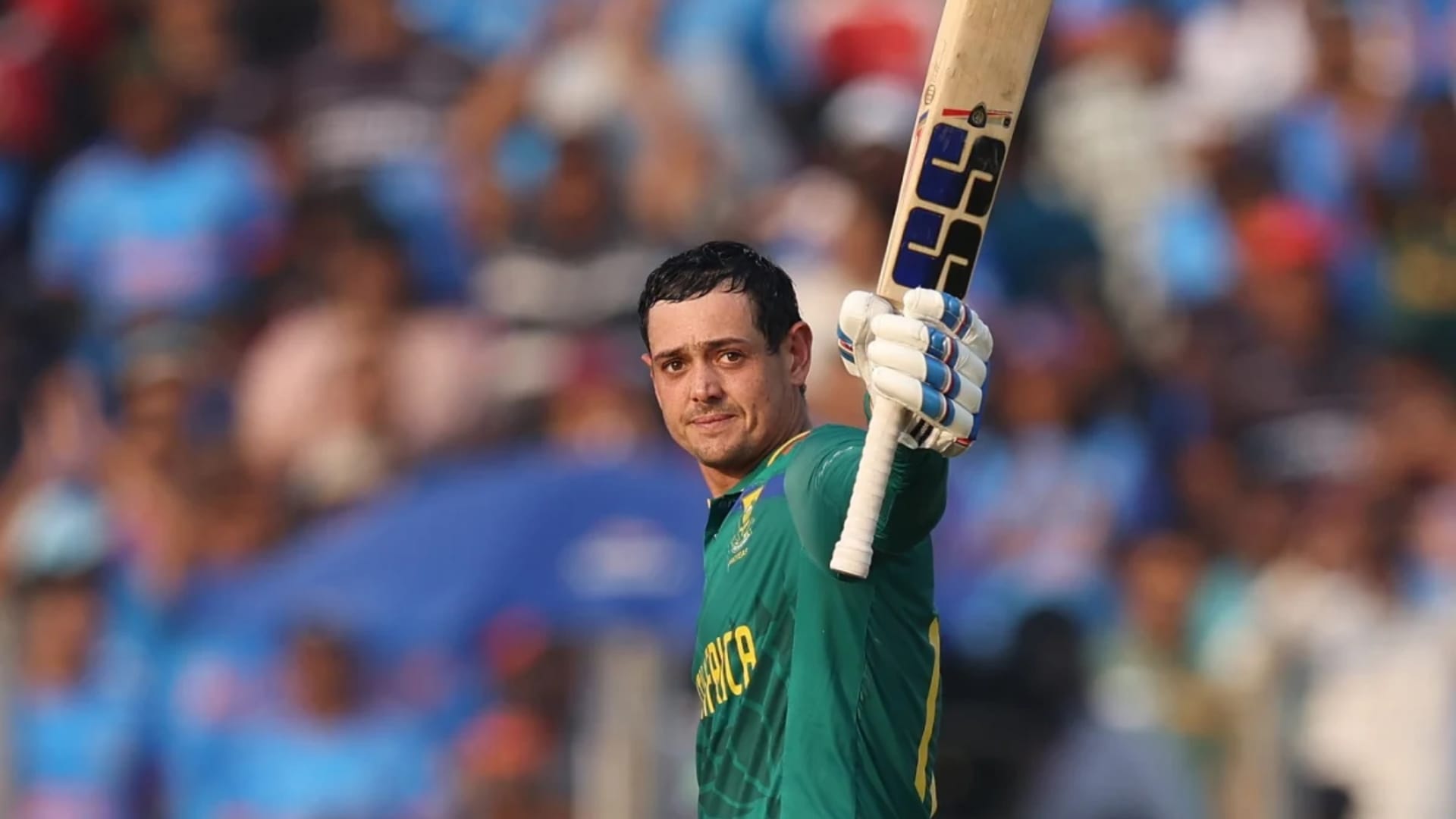 Quinton de Kock broke Adam Gilchrist Kumar Sangakkara record South Africa overtook England world cup 2023