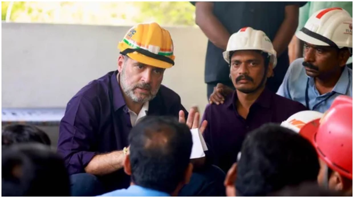 Rahul shares video of interaction with Singareni Coal Mines workers, voices concern over privatisation