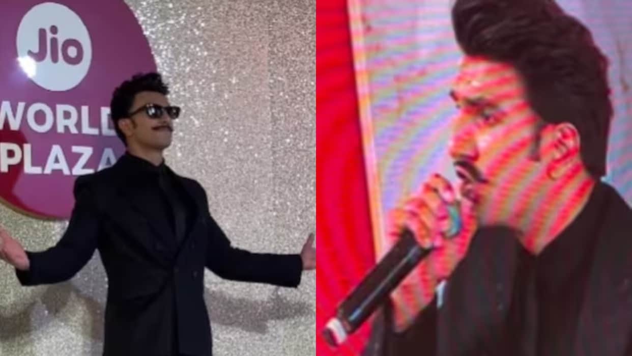 singham again fame Ranveer Singh joins the list of Wow Trend at jio world plaza launch video viral