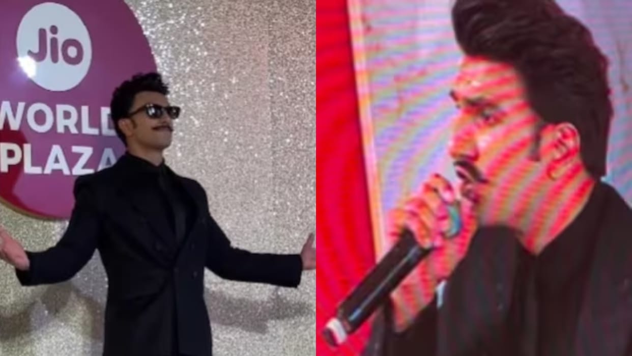 singham again fame Ranveer Singh joins the list of Wow Trend at jio world plaza launch video viral