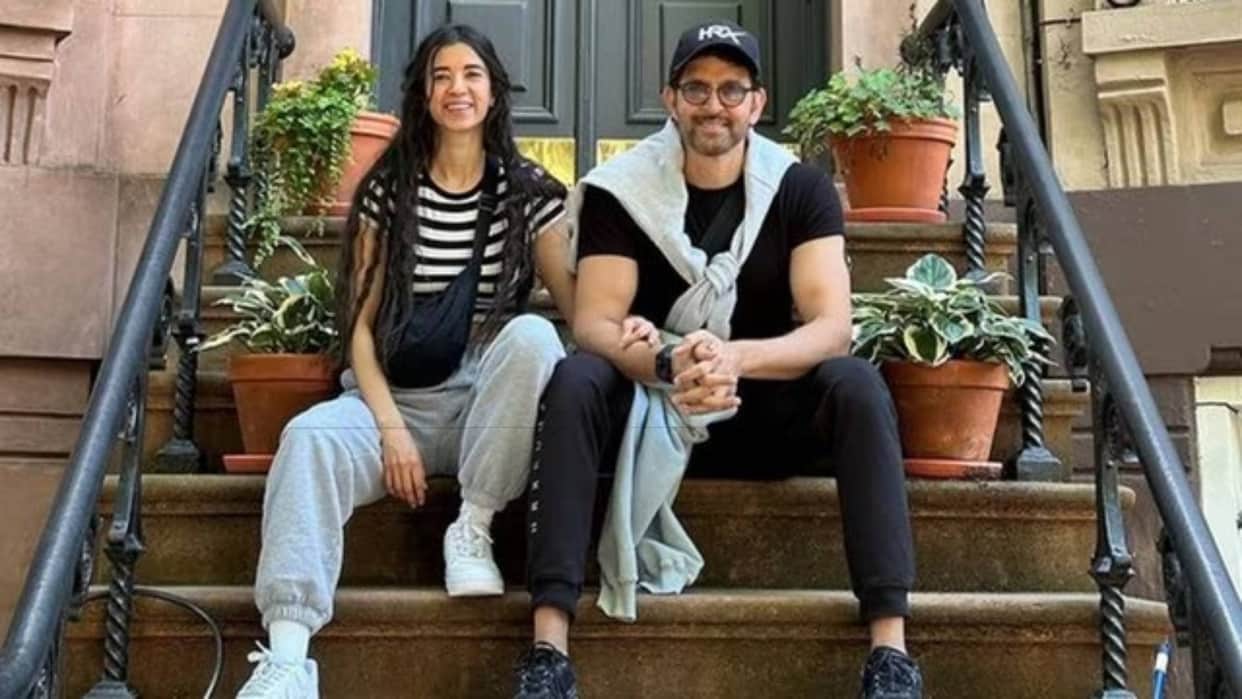 Fighter Actor Hrithik Roshan pens note for Saba Azad on her 38th birthday actor says her girlfriend home