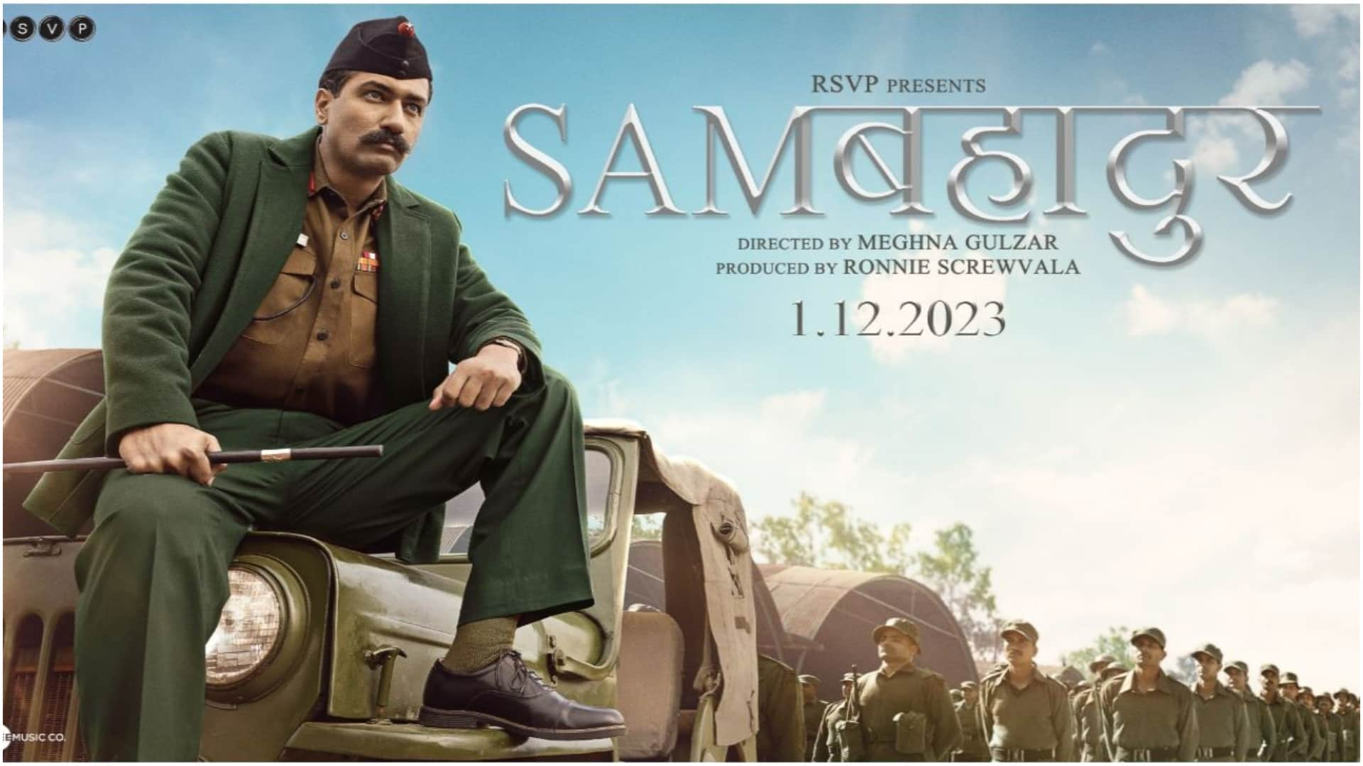 Sam Bahadur advance booking open now vicky kaushal shares Fatima Sana Shaikh sanya malhotra film new poster