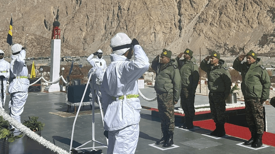 Indian Army Chief Manoj Pandey visited Siachen Base Camp in Ladakh