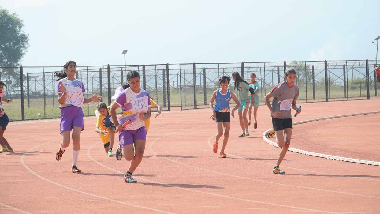 State level sports competition in Govt Girls Senior Secondary School, Bilaspur