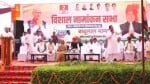 दूदू में नामांकन सभा में बोलते बाबू लाल नागर।