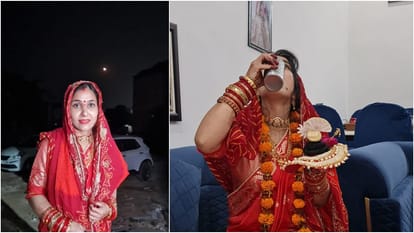 UP: कृष्ण से शादी करने के लिए छोड़ी फॉरेसिक सब इंस्पेक्टर की नौकरी, भगवान के लिए रखा करवा चौथ का व्रत Left the job of Forensic Sub Inspector to marry Lord Krishna now Karva Chauth fast