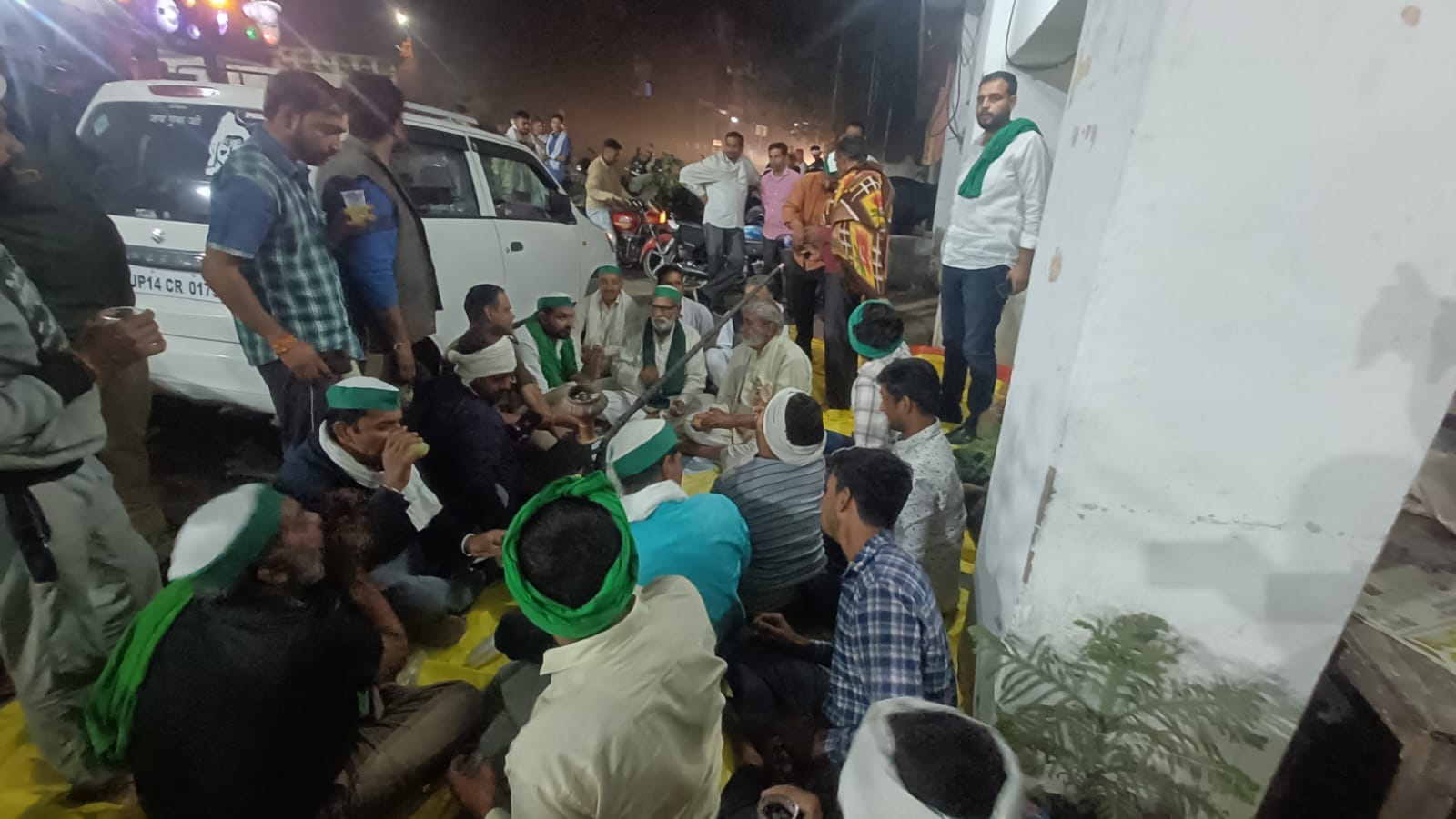 Bharatiya Kisan Union surrounded the post, created ruckus, made serious allegations against the police