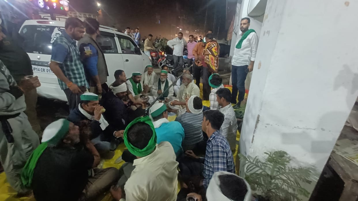 Bharatiya Kisan Union surrounded the post, created ruckus, made serious allegations against the police
