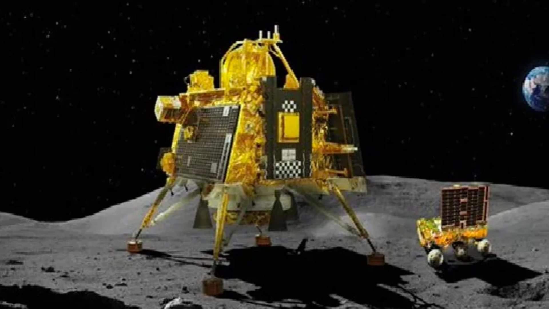 Chandrayaan 3 Isro Chandrayaan 3 Moon Lander Kicked Up Halo Of Dust Visible From Space