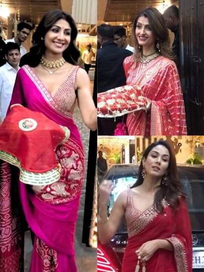 होश उड़ा देंगे इन हसीनाओं के करवा चौथ लुक्स