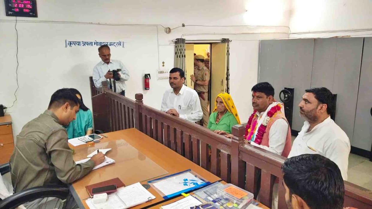 Rajasthan Elections 2023: Omprakash Hoodla filed nomination from Mahuva assembly seat.
