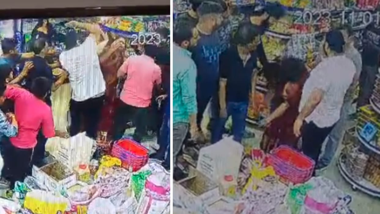 Hit the couple's car, then chased them, pulled the woman's hair and apologized on their knees