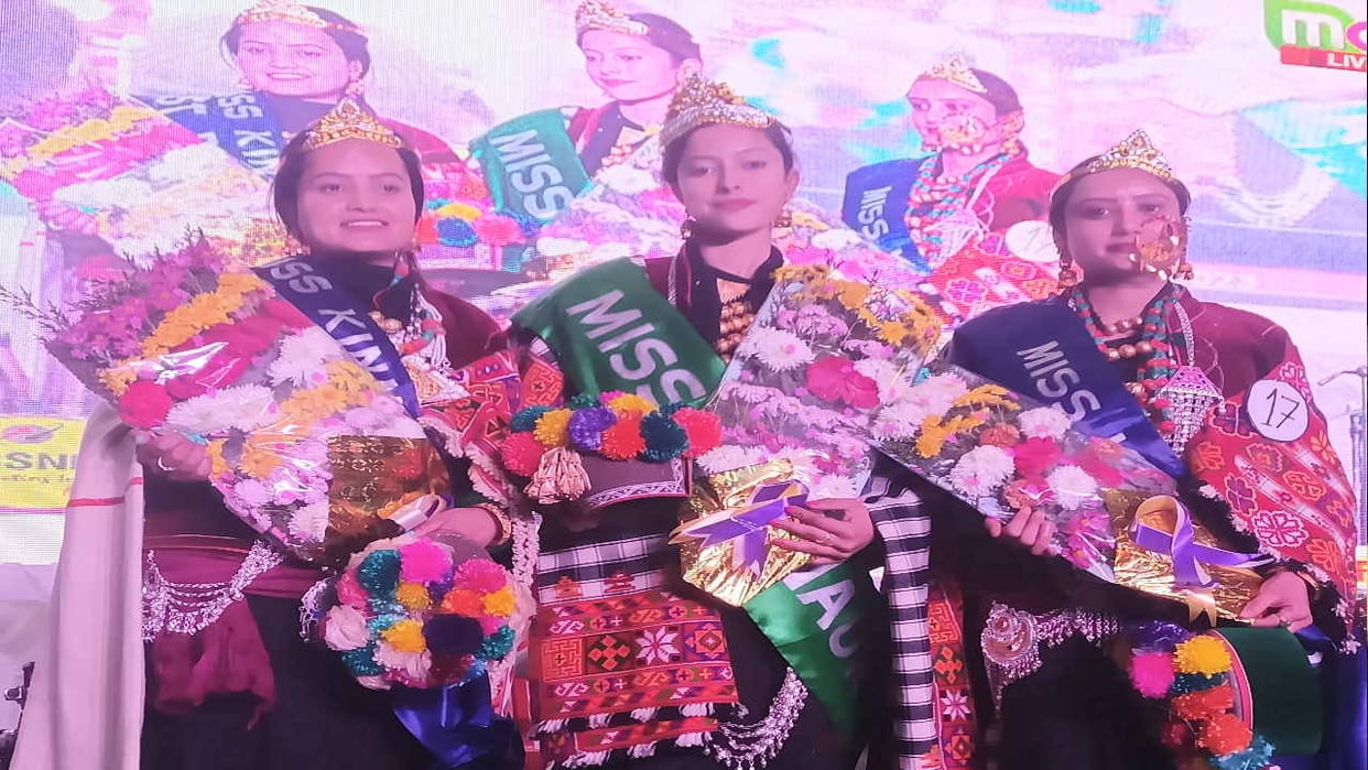 Kinnaur Mahotsav: Nancy crowned Miss Kinnaur, Minister Jagat Singh Negi attended as chief guest