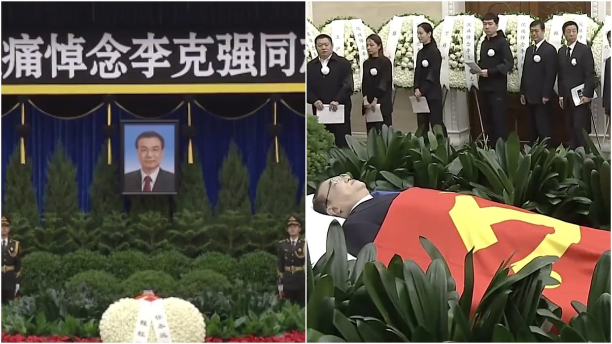 Former Chinese premier Li Keqiang cremated President Xi Jinping pay tribute