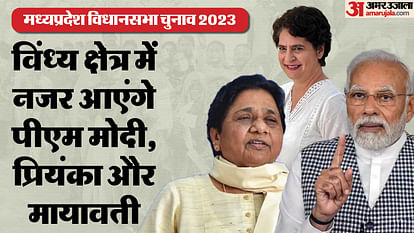 MP Election: क्यों विंध्य में प्रचार के लिए उतर रहे स्टार प्रचारक? 7 सीटों पर मोदी-प्रियंका और मायावती का दांव MP Election: Why star campaigners are coming to campaign in Vindhya region of 7 assembly seats