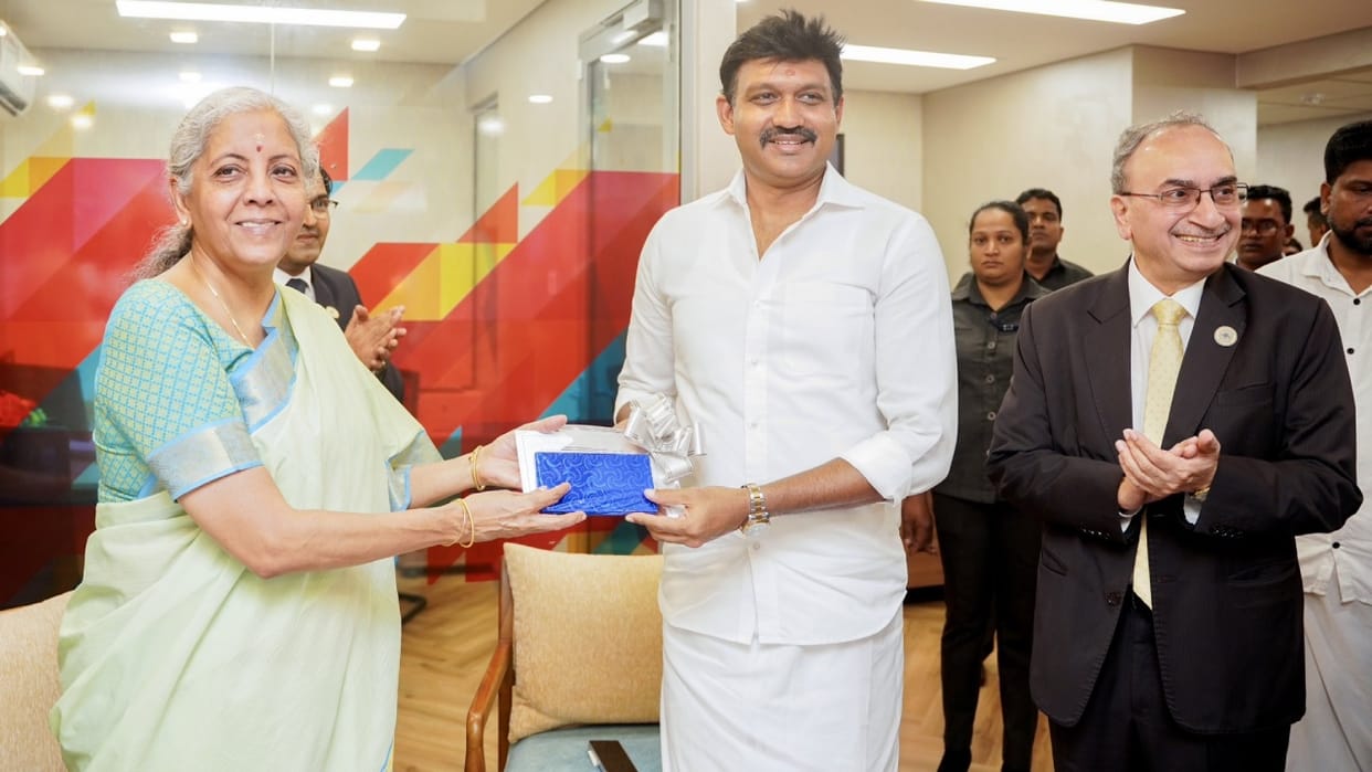 Sitharaman visits Indian investments in Lanka's east