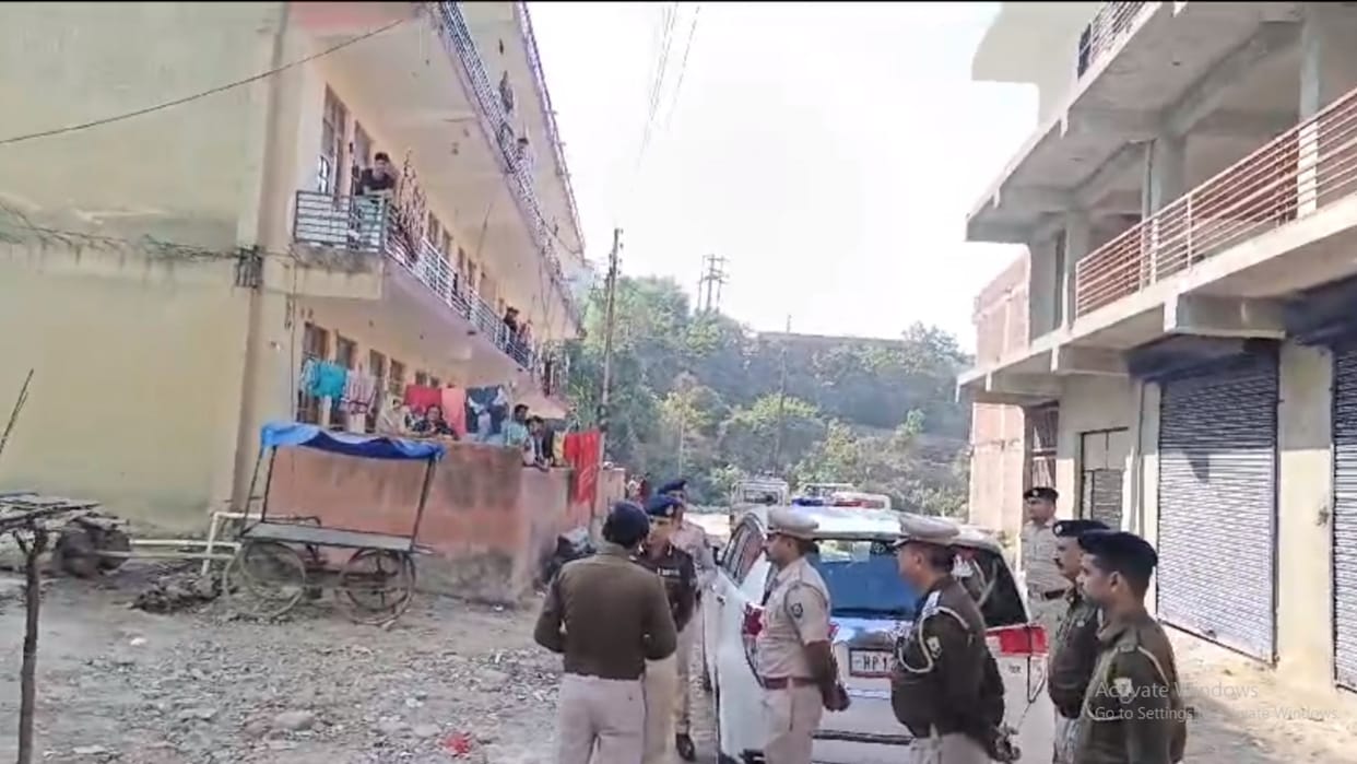 Solan Baddi News: No pakistan colony in Baddi SP visited Bhupnagar Panchayat